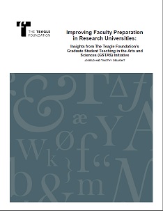 Improving Faculty Preparation in Research Universities