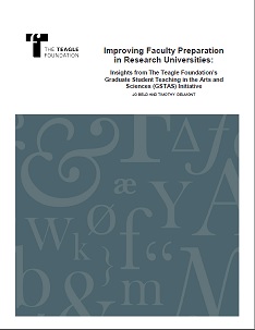 Improving Faculty Preparation in Research Universities